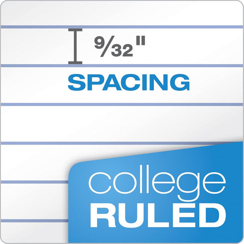 Oxford Spiral Composition Notebooks - 4 Pack, Poly Covers, College Ruled Paper, 9-3/4 x 7-1/2 Inches, 80 Sheets