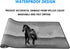 Black Horse Gaming Desk Mat, Personalized Mouse Pad with Non-Slip Rubber Base and Stitched Edges, 31.5 x 15.7 Inch