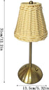 Generic Dimmer, Rattan Table Lamp,Wicker Night Light with Touch LED Portable Lamp for Home Decor, Rechargeable USB