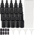BENECREAT 15 Packs 15ml Black Glass Dropper Bottle Vials Glass Eye Dropper