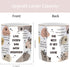 WAVEYU Cute Ceramic Pen Holder, Makeup Brush Organizer for School, Office, Teens, Girls, Boys
