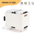 Rolling File Organizer with Wheels, Stackable Storage File Boxes, Portable Letter/Legal Size File Folder Box Book Box