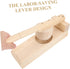 Cabilock Wooden Dumpling Wrapper Press Long Handle Maker Tool for Rice Cakes and Dumpling Skin Easy to Use Kitchen