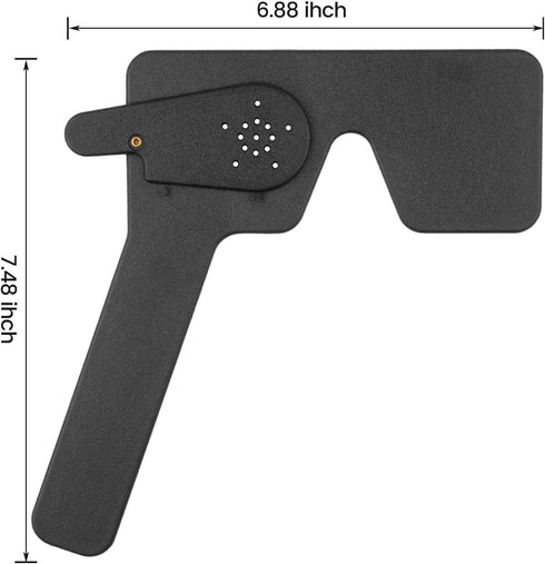 Ophthalmic Eye Occluder with 14 Holes for Eye Exams by Ophthalmologists, Orthoptists, and Optometrists