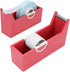 Eyelash Tape Dispenser, Portable Desktop Cutter for Home Salon Eyelash Extensions Supplies (Red)