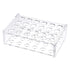 YOKIVE Acrylic Test Tube Rack Holder, Great for 1.5ml and 2ml Lab Test Tubes, Clear, 24-Sockets