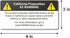 65 (4 2 inch 600 2 65 P65 California Proposition Warning Labels x / Labels, Rolls) Prop Warning Stickers Cancer
