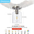 1-Light 1 Pack YYT Brushed Nickel Semi Flush Mount Ceiling Light, Small Hallway Light Fixture Ceiling, Over Sink