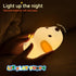 Myratts 7 Dimmable Led Cute Dog Night Light, Colors Puppy Bedside Lamp, Touch Control Night Lamp with Sound Effects