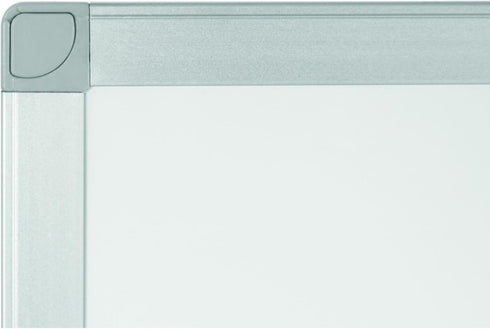 White Steel Surface 18" x 24" Aluminum Frame Rectangle Wall Mount - 1 Each-MA02759214-Office Supplies