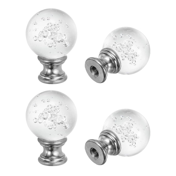 PATIKIL 1/4-27 Lamp Finial Cap for Lampshade Harp Top, 4Pcs Cap Nut