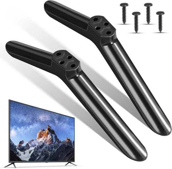 DOITOOL Universal Tv Stand Legs Replacement for Flat Screen Tvs 2Pcs with Screws
