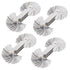 4PCS Metric & Imperial Screw Gauge for Industrial Measurement, SAE Whitworth & Metric Thread Pitch
