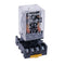 TWTADE/JTX-2C MK2P-I DPDT Power Relay with Plug-in Terminal Socket Base, DC 12V Coil, 8 Pin