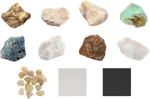 EISCO Moh's Hardness Kit, 12 Pieces - Includes 9 Rock & Mineral