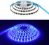 YUNBO 12V LED Strip Blue - 16.4ft Waterproof IP65 Outdoor Black PCB Flexible LED Tape Light for Home Decoration