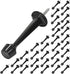 HOMOTEK 36 Pack Heavy Duty Solid Rigid Door Stop with Soft Rubber Tip, Zinc Die Cast Door Stopper for Wall & Door