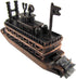 TG,LLC Treasure Gurus Bronze Metal Steamboat Paddle Boat Replica Die Cast Novelty Toy Pencil Sharpener