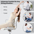 MayaFit 460mm 440mm 340mm, 110-300 lbs Ergonomic Lumbar Support Cushion, Blue, x x Large, for Office Chairs & Car