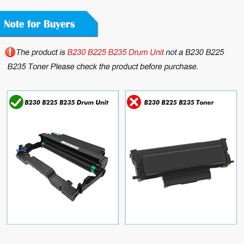 B230 B225 B235 013R00691 Compatible Drum Cartridge for Xerox B225 B230 B235 Black 12000 Pages