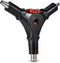 3 in 1 F Plug Coaxial Compression Tool, Coax Cable Stripper for Digital TV Installation Fitting Tool
