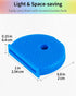 Uniclife 32 Pcs Key Cap Covers 1 Inch Key Head Protectors for Standard Regular Thin Flat House Keys