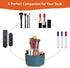 Marbrasse Desk Organizer, 360-Degree Rotating Pen Holder for Desk, 5 Compartments Pencil Organizer, Art Supply Storage