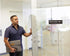 Employees Only Sign for Office Business Door, Aluminum Metal Black White Signs for Store, Pack of 4