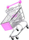 UPKOCH Wrought Iron Storage Cart Wheels Basket Rolling Cart for Kitchen Bar