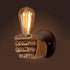 Aomesinc Vintage Wall Sconce Industrial Hand Shaped Wall Light Fixture Edison Lamp Fixture Indoor for Bedroom Kitchen