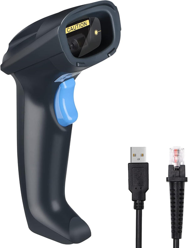 OBZ 2D Barcode Scanner Handheld Wired USB Bar Code Reader,Automatic QR Code Scanner