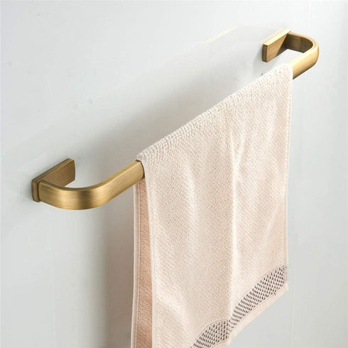 57 cm 22.44 inches, Flybath Towel Rail Bar Single Layer Brass Antique Holder Wall Mounted / Brushed Bronze