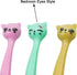 Maydahui 12 PCS Elegant Cat Shape Rollerball Pens, Cute Kawaii Animal Pen with Black Gel Ink for Girls School Office
