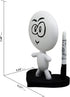 Dry Erase Board - TITTO in Love, Draw Your Ideas - Labor Day - Ceramic Doll - Black Office Design Desk Gift for