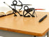 Nwsrayu 2 Set 3D-Printed Pcs Matchstick Pen Holder,Cute Chibi-Style Desk Organizer,Bookshelf Deco, Suitable for Office