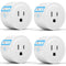 Smart Plug, Works with Alexa Only, Voice Control, Remote Control, Timer & Schedule (4 Pack)