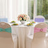 24 Newwiee Pieces Colored Chair Sashes Spandex Dining Stretch Chair Sashes Bands with Buckle for Wedding Event Fiesta