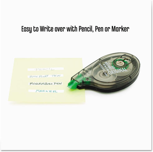 Tombow 68620 MONO Correction Tape, Non-Refillable, 1/6" x 394", White Tape
