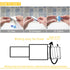 4 Rolls Teflon Plumbers Tape, 1/2 Inch(W) X 520 Inches(L), Pipe Sealing & Plumbing Thread Tape, PTFE Water Sealant for