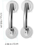 2 POPETPOP Pcs Suction Cup Door Handles for Seniors Portable Plastic Grab Bars for Glass Shower ADA Compliant