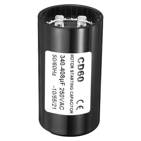 PATIKIL 340-408uF/Mfd Motor Start Capacitor, 250VAC 50/60Hz CD60 for Electric Motor Starting