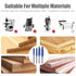 4PCS Set 1/4 Inch Wolfride Flush Trim Router Bit Shank Top Bearing Flush Trim Router Bit