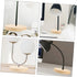 ABOOFAN Wooden Table Lamp Stand, Natural Wood Base Bedside Lamp, Round Solid Lamp Base for Repair
