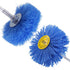 7 Pack 1/4" (80 120 180 240 320 400 600 Abrasive Nylon Wheel Brush for Drill with Shank, ) Grits, Nylon Abrasive Wheel