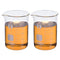 PATIKIL 1000ml Low Form Glass Beaker, 2 Pack 3.3 Borosilicate Glass Measuring Cups with Spout