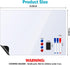 Magnetic Dry Erase White Boards for Refrigerator, 2 Pack 17”x12” Menu Organizer Boards with Markers and Eraser