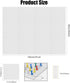 Large Cork Board Alternative 48"x36" - Set of 12 Pack Acoustic Panels with Safe Removable Adhesive Tabs