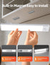 10 Inch Dimmable Closet Counter 3 Pack Under Cabinet Motion Sensor Lighting: Rechargeable Lights Indoor - Battery