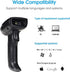 UNIDEEPLY 1D 2D PDF417 Wired Bar Code Scanners Readers for Computers, USB Cable Barcode Handheld, Scanning Label QR UPC