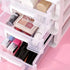 Gatuida 3 Drawer Desktop Organizer, Clear Plastic Desk Storage Box, Makeup Organizer for Office Supplies